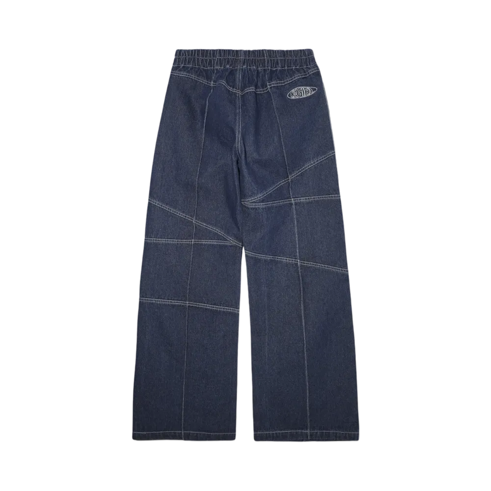 X-Girl Contrast Stitch Easy Pants "Indigo"