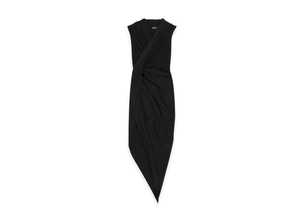 BALENCIAGA Draped Dress "Black"