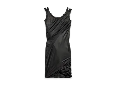 BALENCIAGA Twisted Slip Dress "Black"