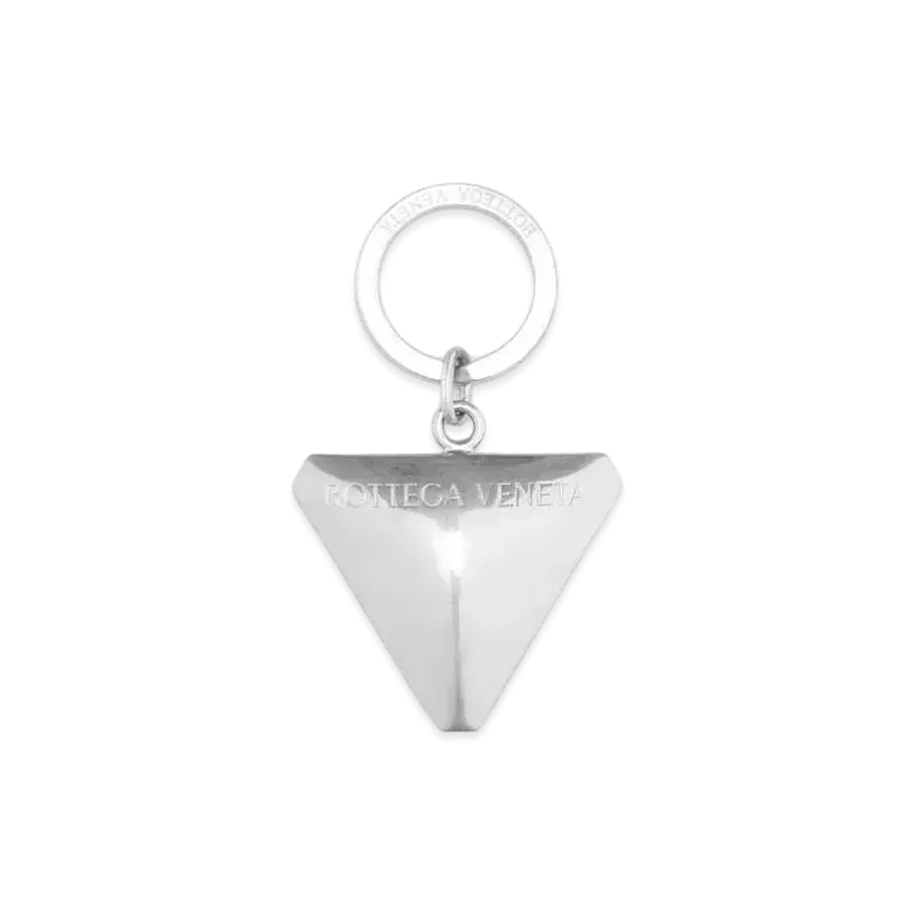 Bottega Veneta Key Ring "Argento Vibrato"