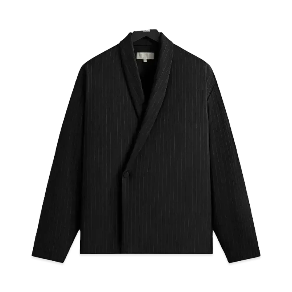 Kith Double Weave Thompson Crossover Shirt "Black"