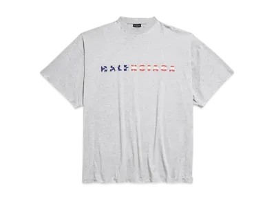 BALENCIAGA International T-Shirt Oversized "Heather Gray"