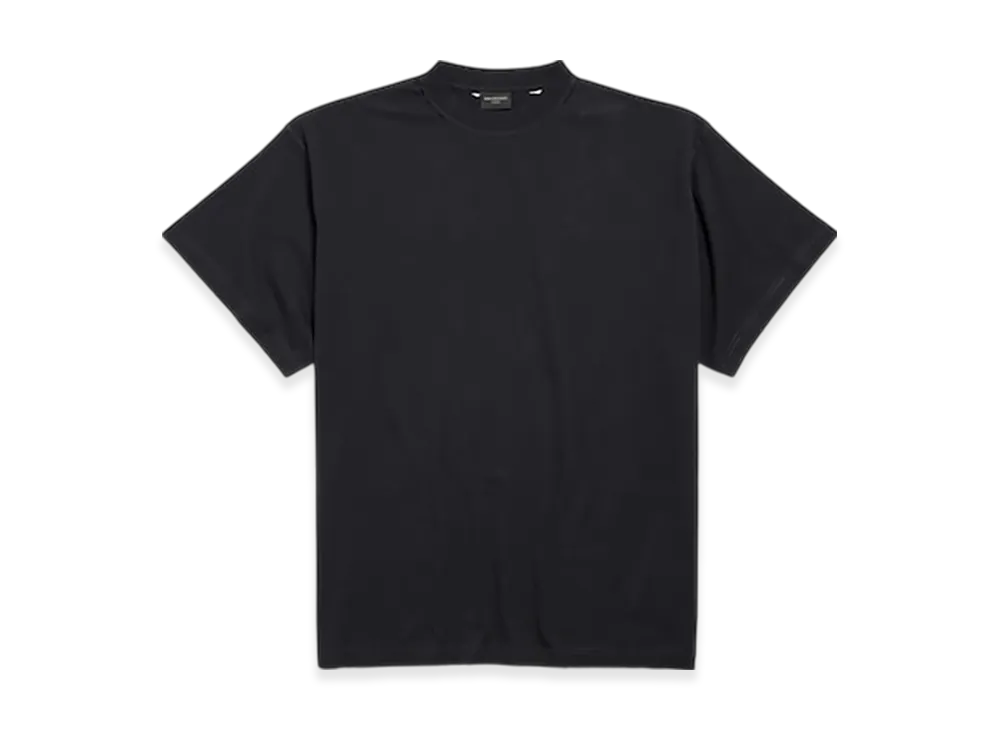 BALENCIAGA Security Tape Logo T-Shirt Oversize "Black"
