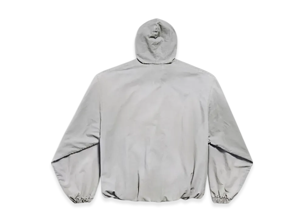 BALENCIAGA Oversized Zip Up Hoodie "Grey"