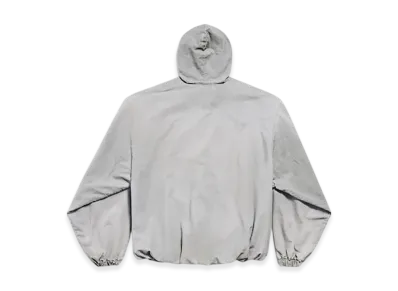 BALENCIAGA Oversized Zip Up Hoodie "Grey"