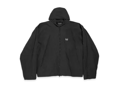 BALENCIAGA Hooded Zip-up Jacket "Black"