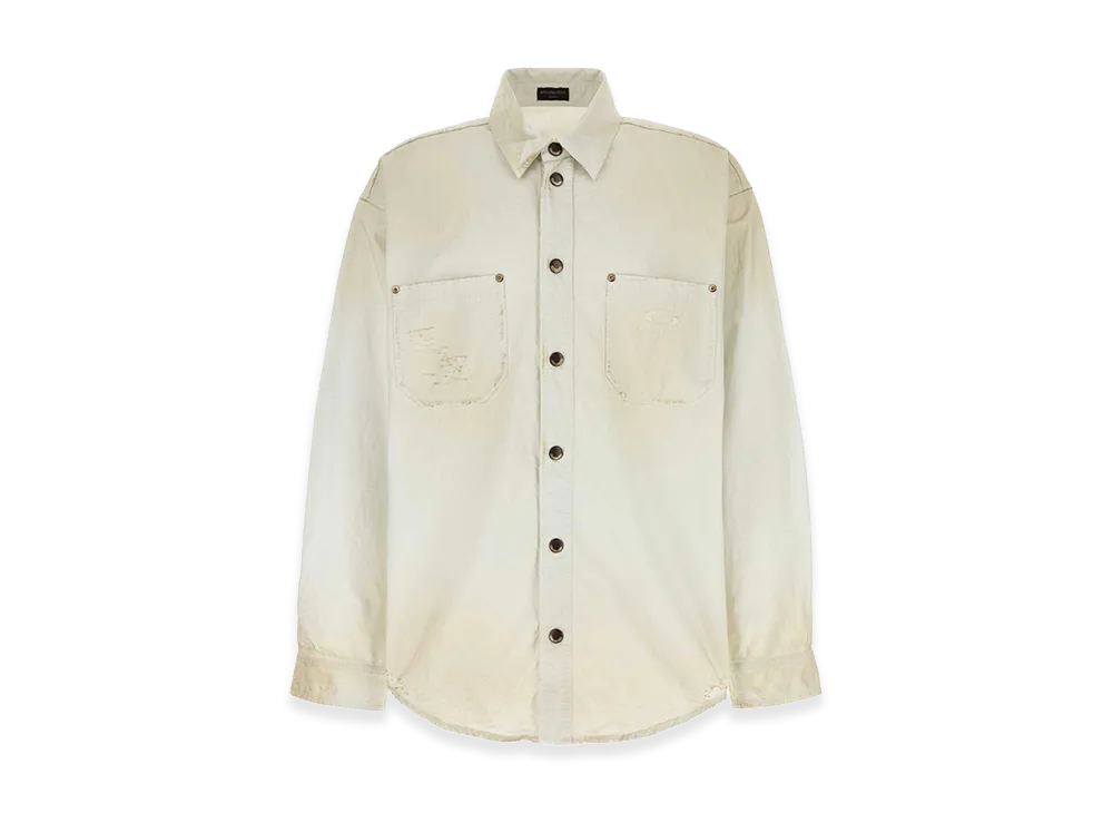 BALENCIAGA Sand Poplin Shirt "Beige"