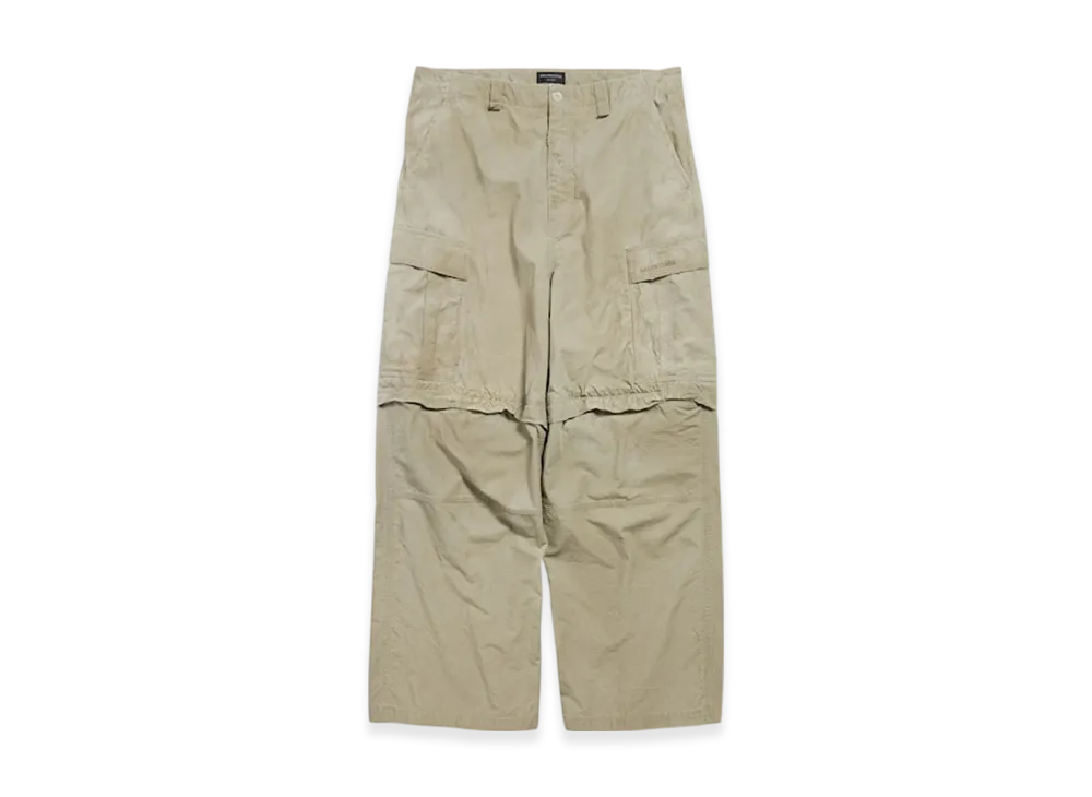 BALENCIAGA Large Cargo Pants "Dark Beige"