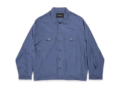 BALENCIAGA Fluid Denim Jacket "Blue"