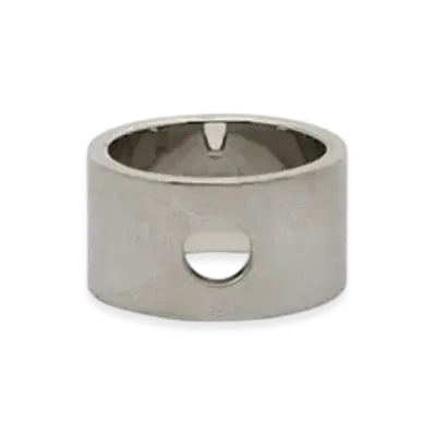 Maison Margiela Silver Brush Cut Out Ring