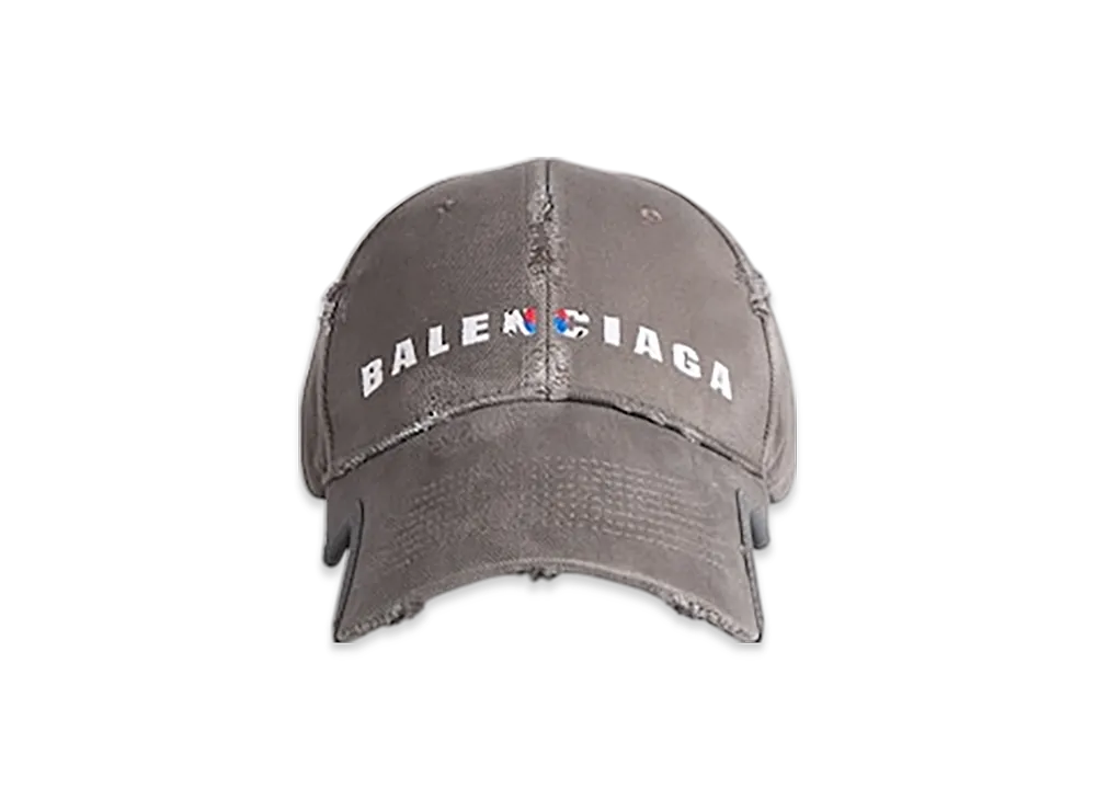 【BALENCIAGA】International キャップ★ダークグレー バレンシアガ インターナショナル キャップ 