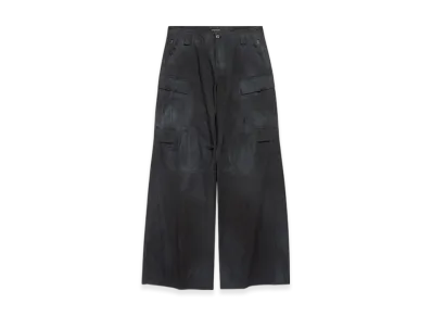 BALENCIAGA Flared Cargo Pants "Black"