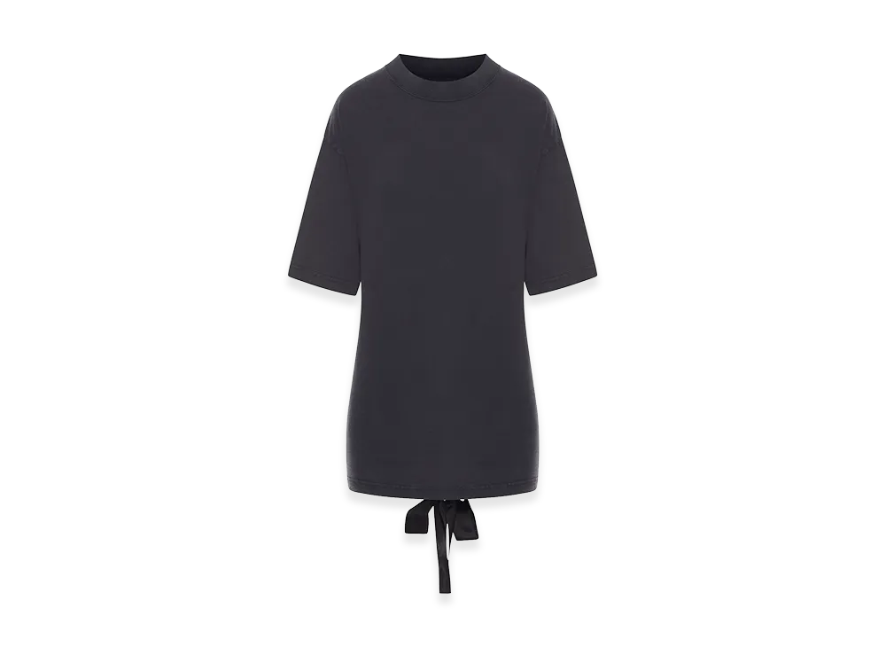 BALENCIAGA Women's Graphite Cotton T-Shirt "Grey"