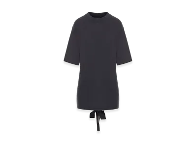 BALENCIAGA Women's Graphite Cotton T-Shirt "Grey"