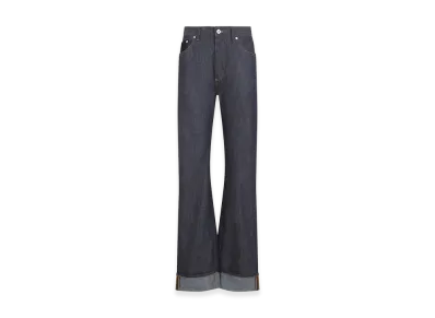 Bottega Veneta Women's Intrecciato Pocket Jeans "Blue"