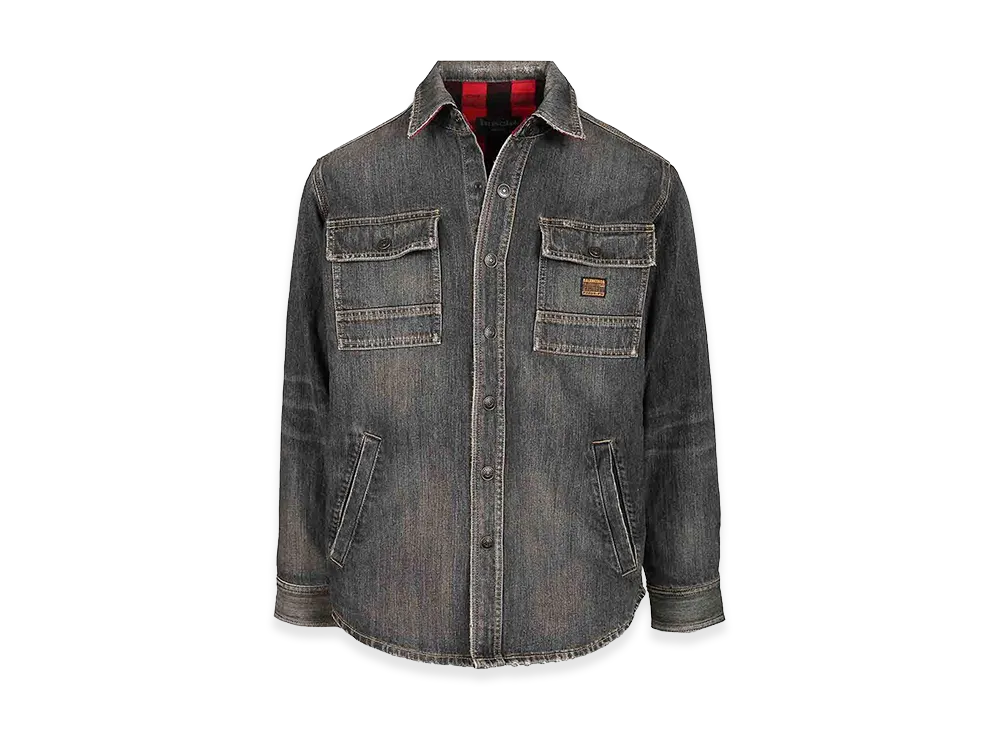 BALENCIAGA Denim Overshirt "Grey"