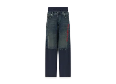 BALENCIAGA Jeans "Patched Molleton" "Blue"
