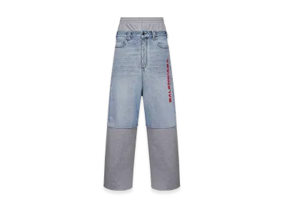 BALENCIAGA Trousers "Lightblue/Blue"
