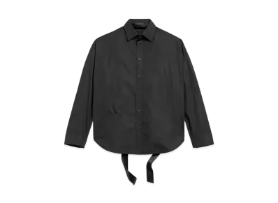 BALENCIAGA Women's Lace-Up Shirt "Black"