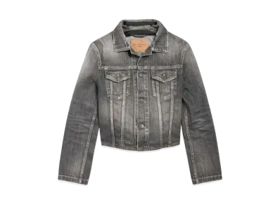 BALENCIAGA Women's Lace-Up Jacket "Dark Gray"