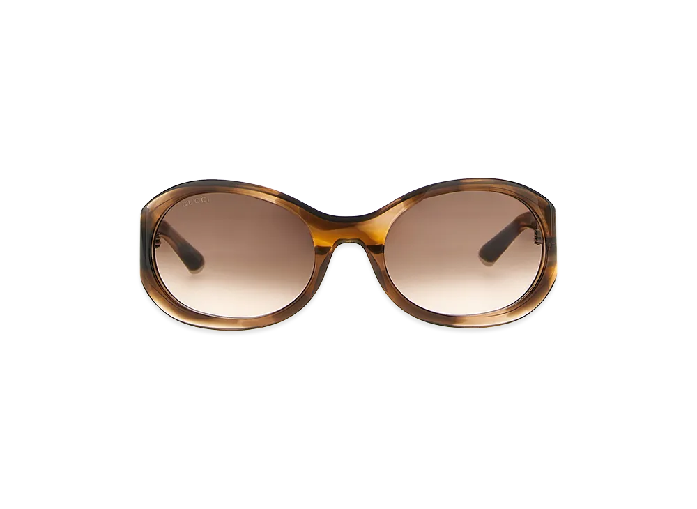 GUCCI Women's Round Sunglasses "Animalprint"