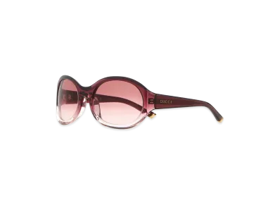 GUCCI Women's Acetate Sunglasses "Burgundy"