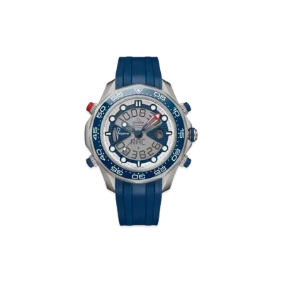OMEGA Seamaster Regatta 37th America's Cup 46.75MM, Rubber Strap "Titanium/Gray/Blue" 216.92.46.79.10.001