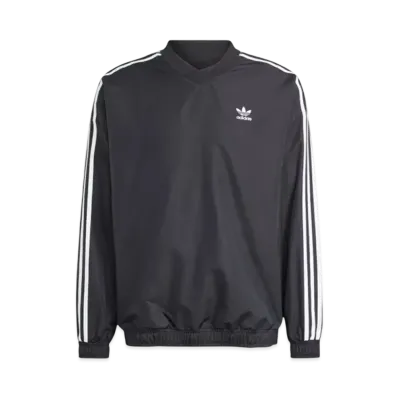 adidas Adicolor Woven Crewneck Windbreaker "Black"
