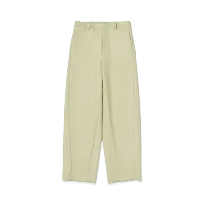 AURALEE Light Melton Slacks "Top Charcoal"