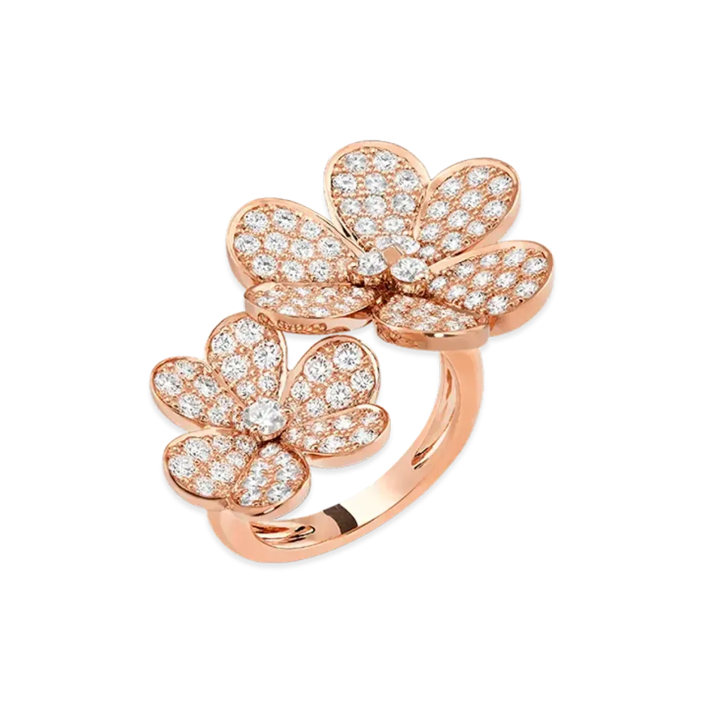 Van Cleef & Arpels Frivole Entre les Doigts ring "18K Rose gold/Diamond"