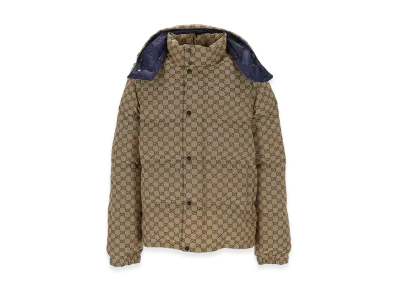 GUCCI GG Canvas Down Jacket "Printed"