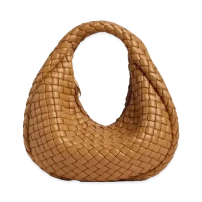 Bottega Veneta Padded Jodie Hand Bag "Caramel"