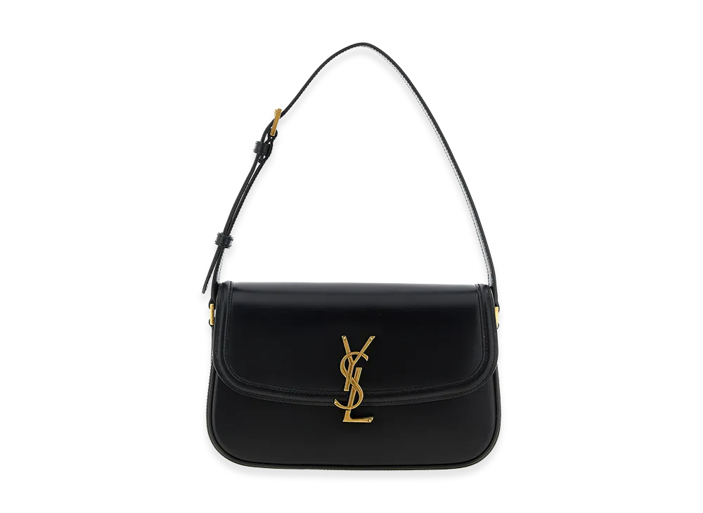 Saint Laurent Women's Solferino Medium Shoulder Bag "Black"