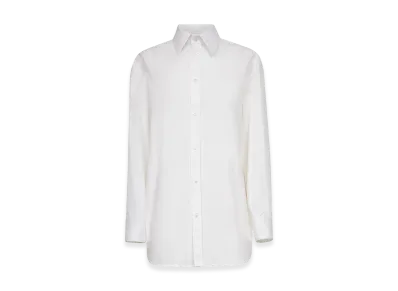 Saint Laurent Women's Popeline Lourde "White"
