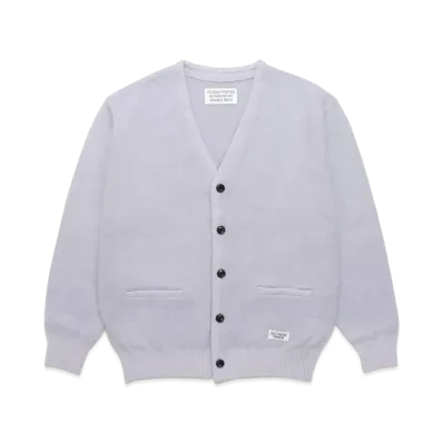WACKO MARIA MOHAIR KNIT CARDIGAN "Purple"