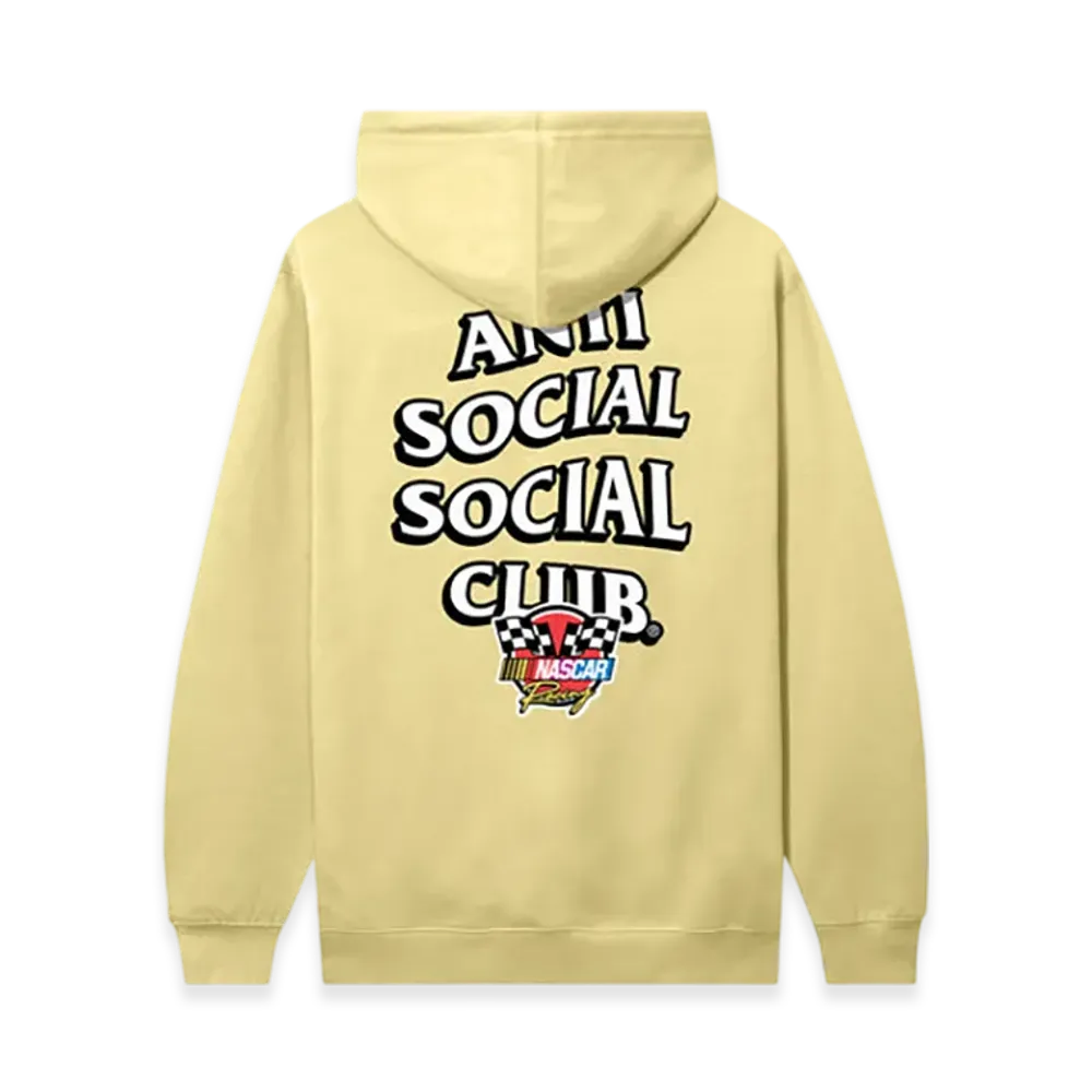 ANTI SOCIAL SOCIAL CLUB x NASCAR Motorsport Hoodie "Light Yellow"