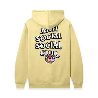 ANTI SOCIAL SOCIAL CLUB x NASCAR Motorsport Hoodie "Light Yellow"