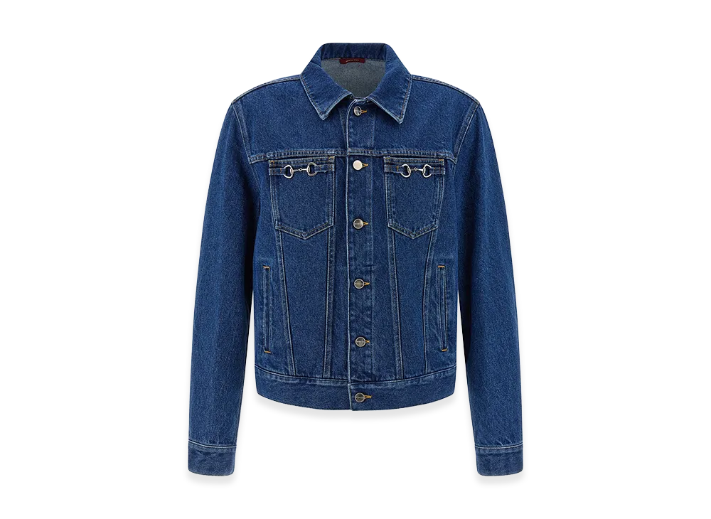 GUCCI Horsebit Denim Jacket "Blue"