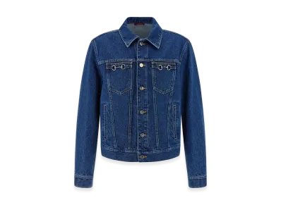 GUCCI Horsebit Denim Jacket "Blue"