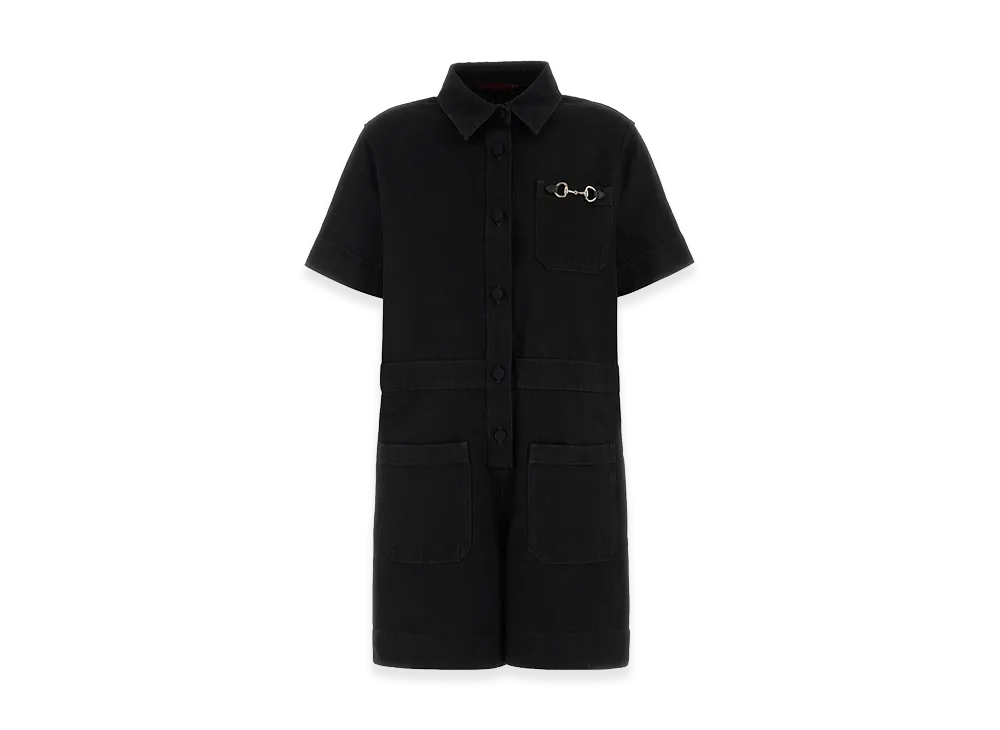 GUCCI Women's Denim Jumpsuit "Black"