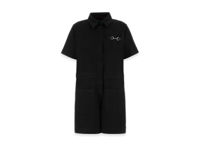GUCCI Women's Denim Jumpsuit "Black"