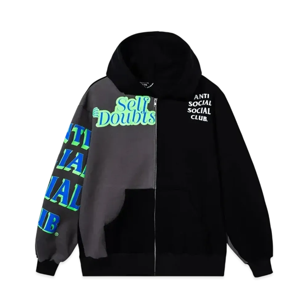 ANTI SOCIAL SOCIAL CLUB Block Hoodie "Black/Grey"