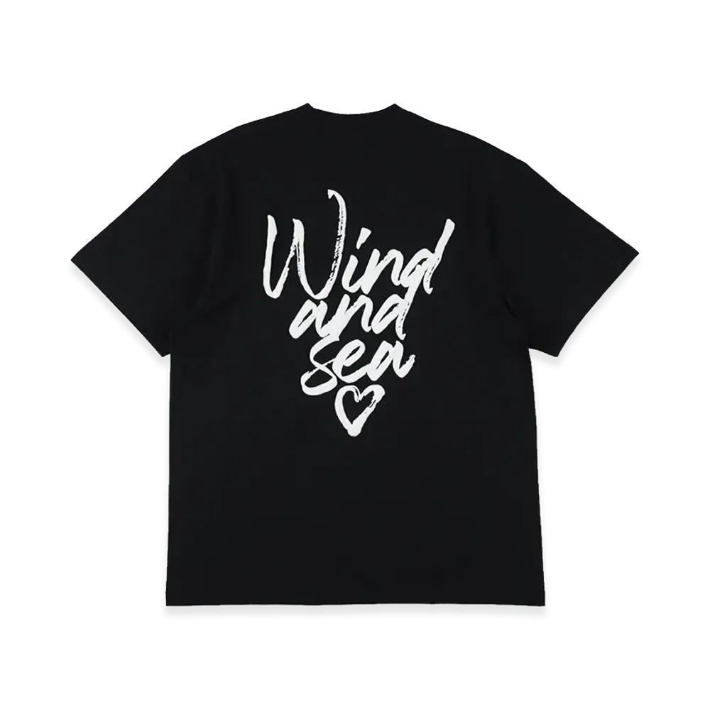 WIND AND SEA Heart Logo S/S Tee "Black"