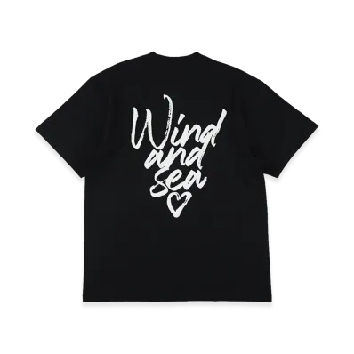 WIND AND SEA Heart Logo S/S Tee "Black"