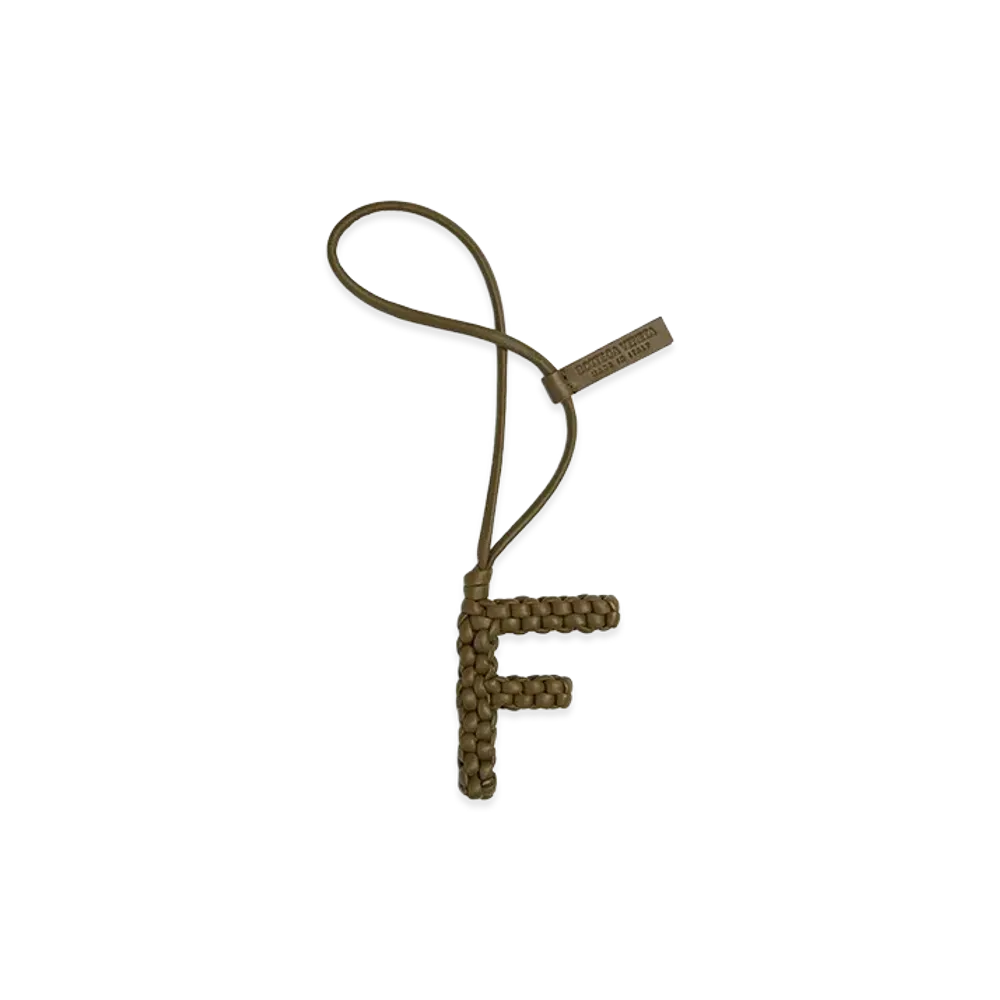 Bottega Veneta Letter F Charm "Mud"