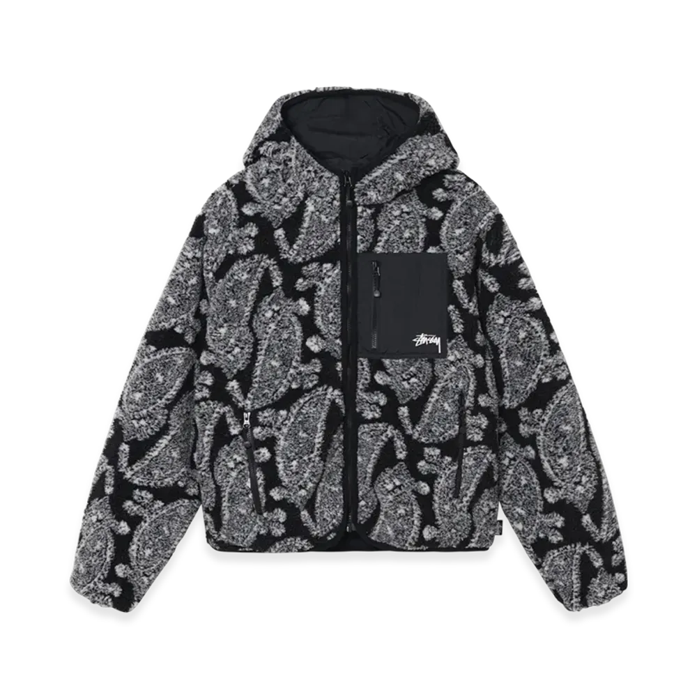 Stussy Hooded Sherpa Jacket "Multi"