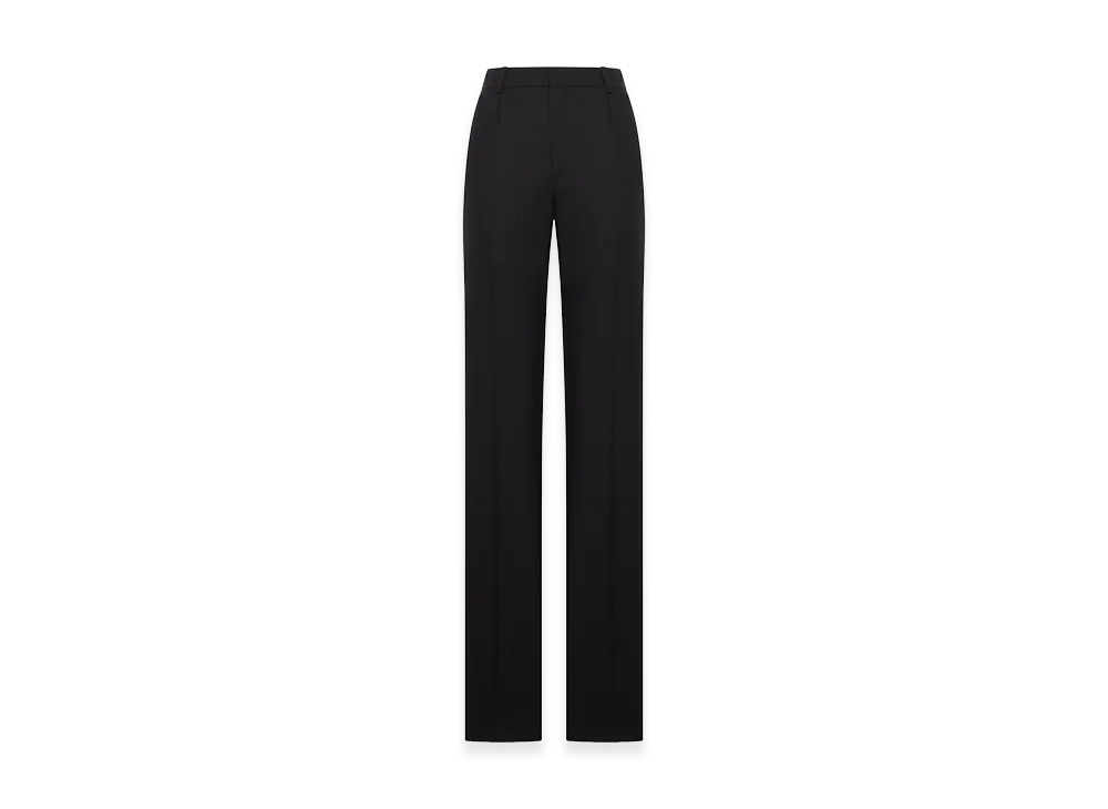 Saint Laurent Women's Wool Pants "Black"