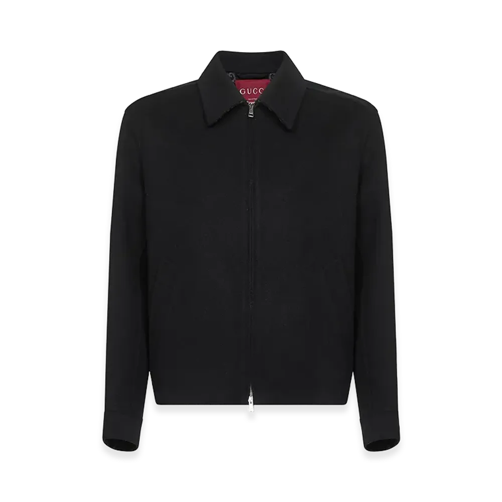 GUCCI Flannel Jacket "Black"