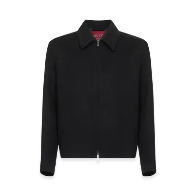 GUCCI Flannel Jacket "Black"