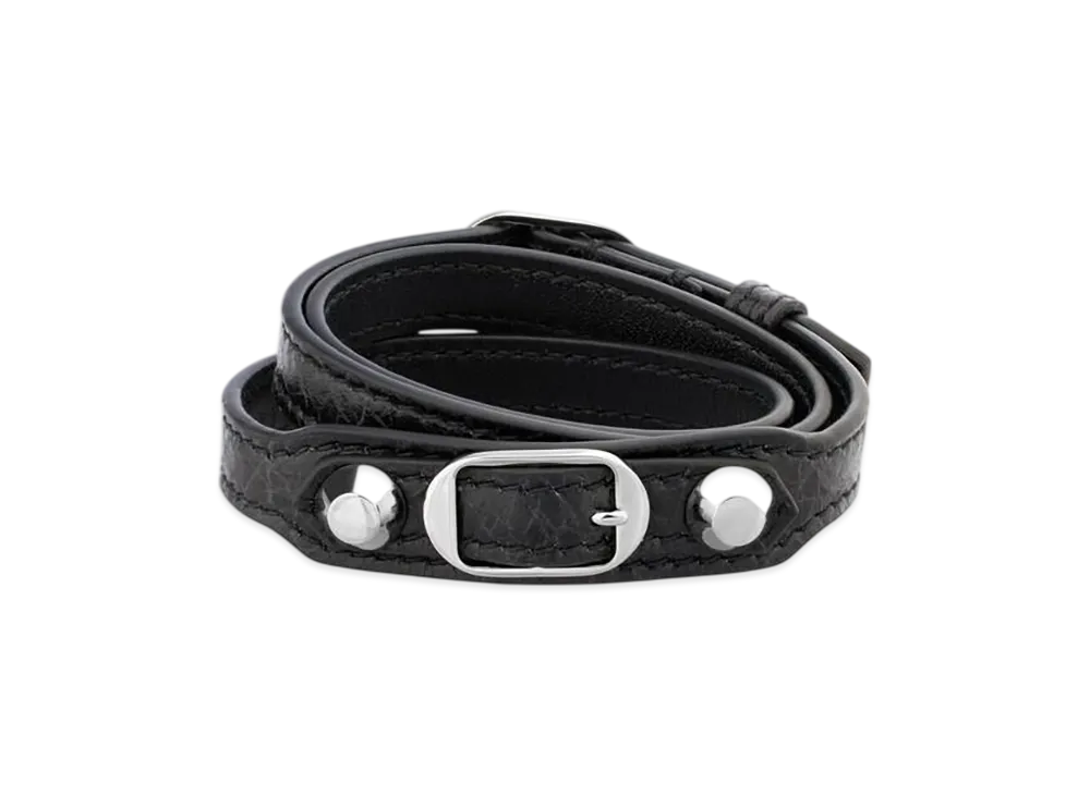 BALENCIAGA City Triple Bracelet "Black"